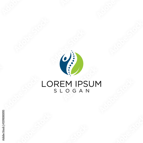 Abstract Green And Blue Circle Healthcare Logo