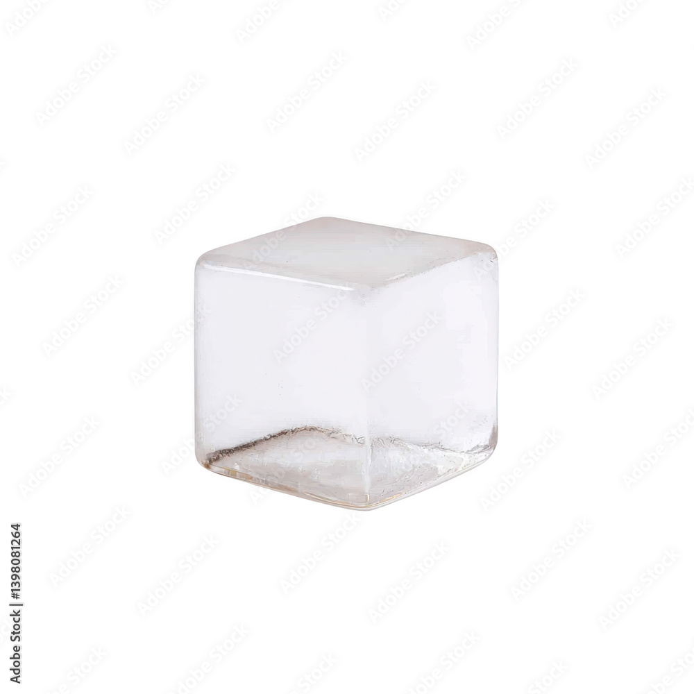 clear, transparent glass cube with smooth edges and minimalist design, perfect for modern decor or artistic displays. Its simplicity and elegance make it versatile for various uses clear, transparent glass cube with smooth edges and minimalist design, perfect for modern decor or artistic displays. Its simplicity and elegance make it versatile for various uses