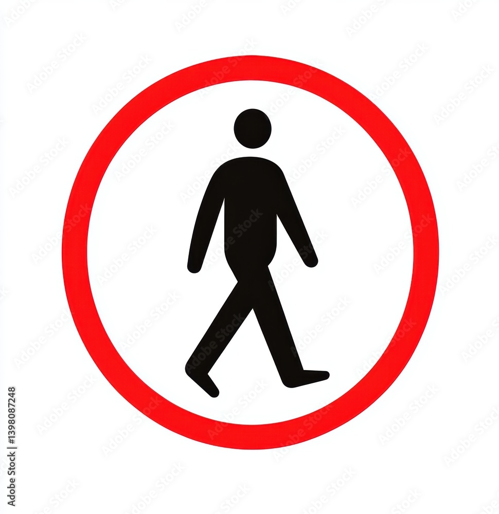 Pedestrian Crossing Sign: A clear and concise illustration of a pedestrian crossing sign, a universal symbol of safety and guidance for pedestrians on the move. Pedestrian Crossing Sign: A clear and concise illustration of a pedestrian crossing sign, a universal symbol of safety and guidance for pedestrians on the move.