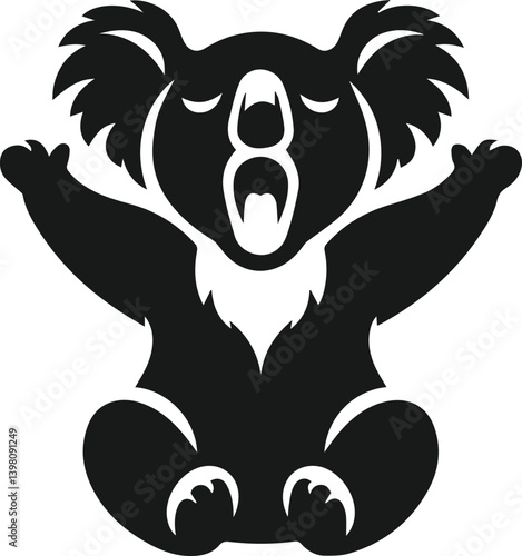 Photography Koala vector animal silhouette