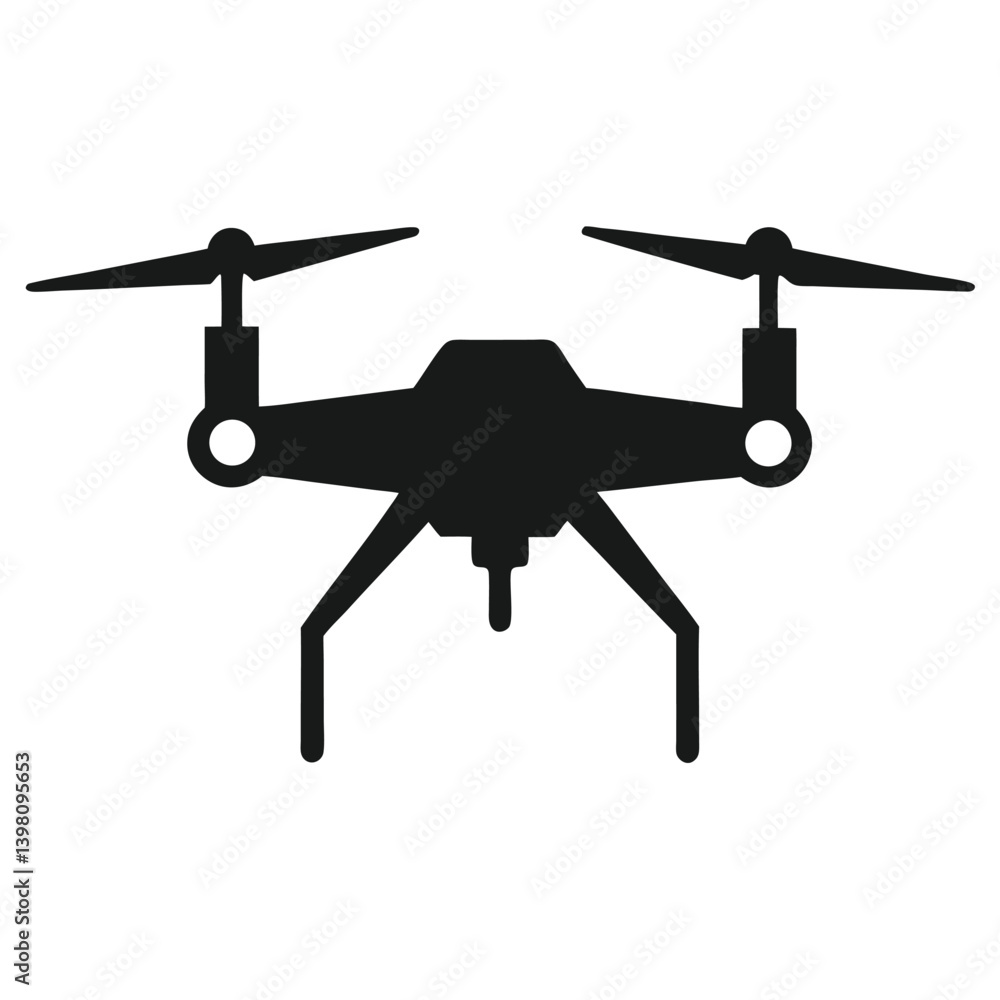 vector illustration of a military drone vector illustration of a military drone