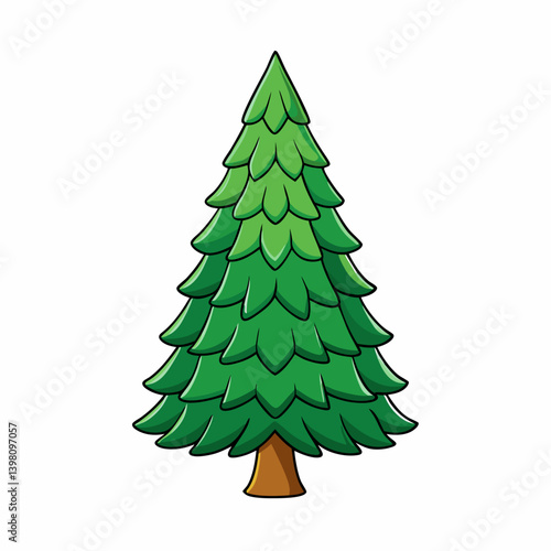 green christmas tree