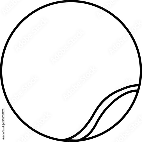 Tennis Balls icon, sport playing equipment. Vector template designs realistic flying tennis ball closeup . Tournament or championship symbols, isolated on transparent background, for mobile apps