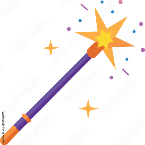 vector illustration of a star and stars