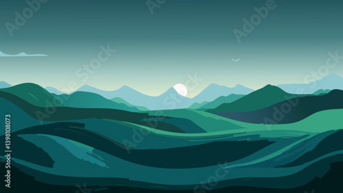 Black dark teal jade emerald sea aventurine green abstract background