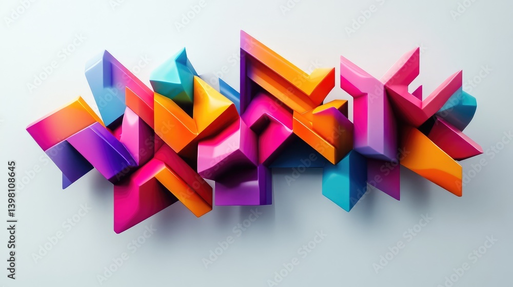 A collection of 3D cubes in various colors including blue A collection of 3D cubes in various colors including blue