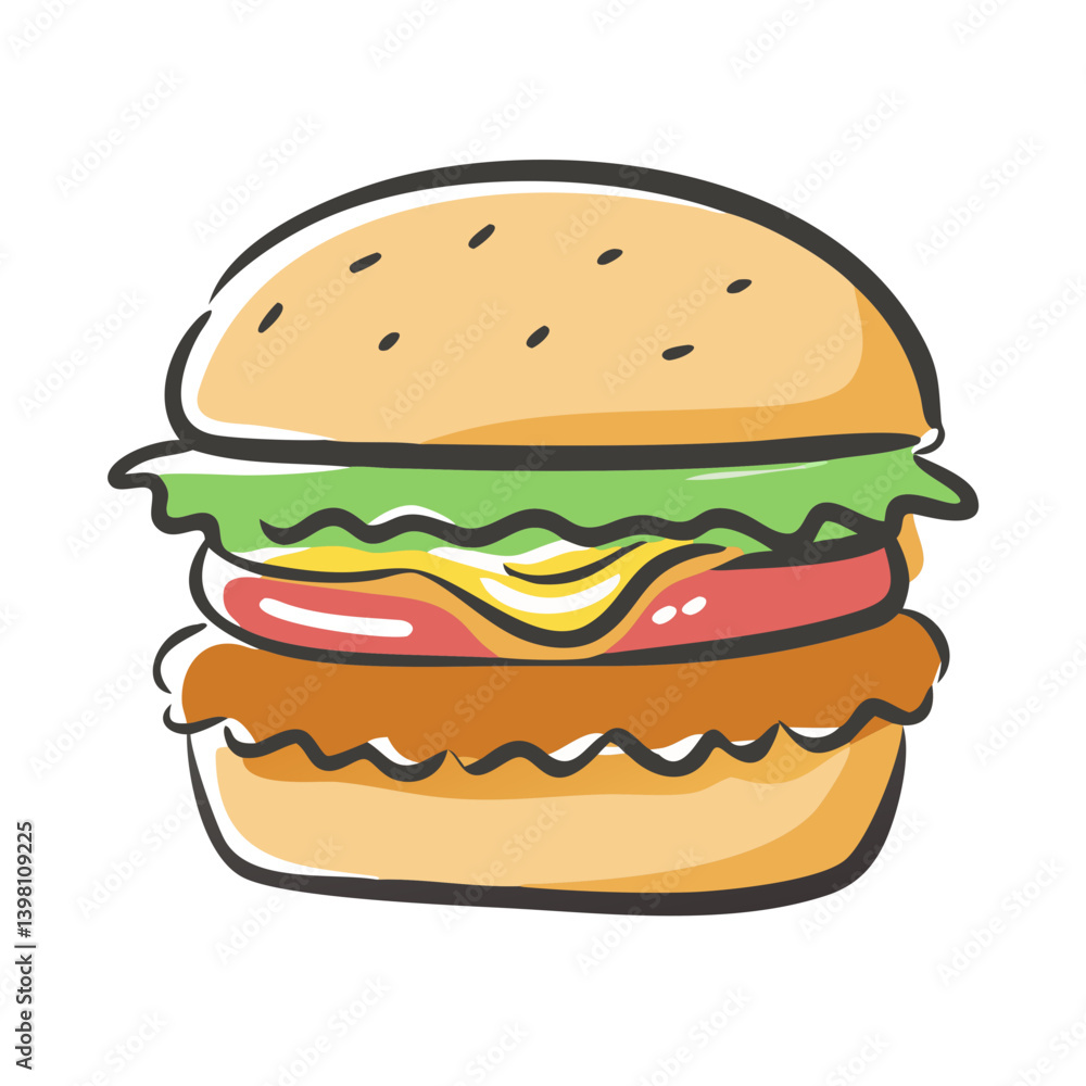 hamburger icon, hamburger vector illustration-simple illustration of hamburger, perfect for hamburger logos and icons hamburger icon, hamburger vector illustration-simple illustration of hamburger, perfect for hamburger logos and icons
