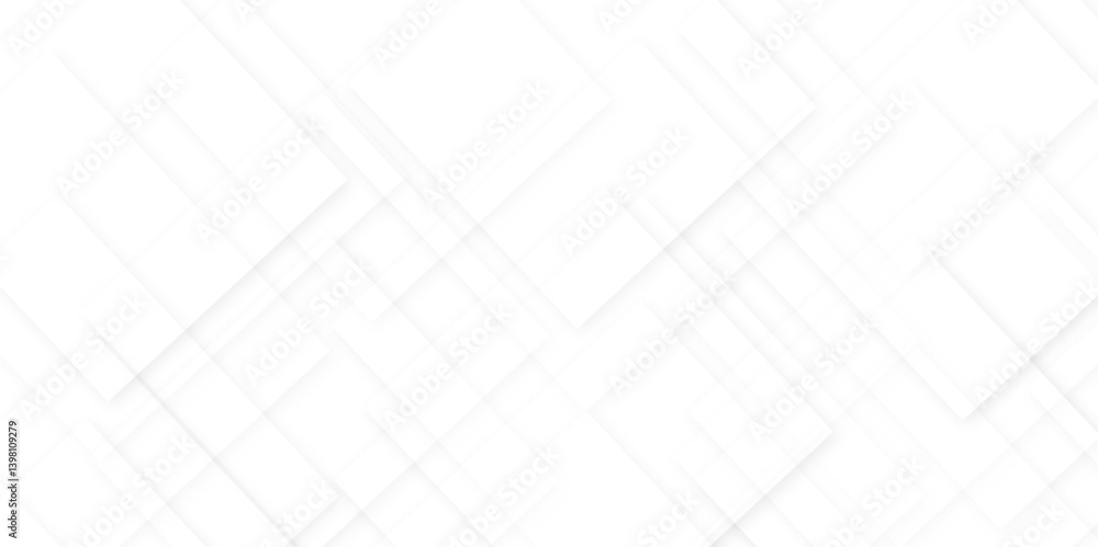 Abstract Geometric background with squares in bright light with soft shadows as pattern. futuristic technology concept geometric line Modern and creative design with different size white boxes Abstract Geometric background with squares in bright light with soft shadows as pattern. futuristic technology concept geometric line Modern and creative design with different size white boxes