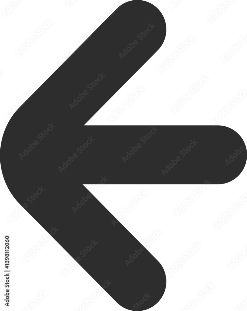 Arrow Left Vector Icon Stock Illustration Arrow Left Vector Icon Stock Illustration