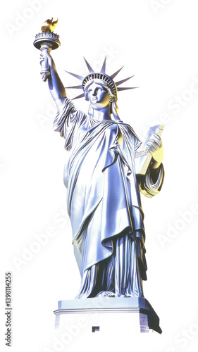 PNG 3d liberty statue shape icon enlightening publication sculpture.