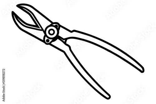 garden pruner silhouette