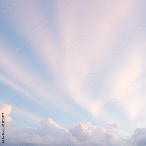 Peaceful skies, sunshine, and clouds 1