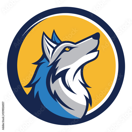 Howling Fox Mascot Logo Design