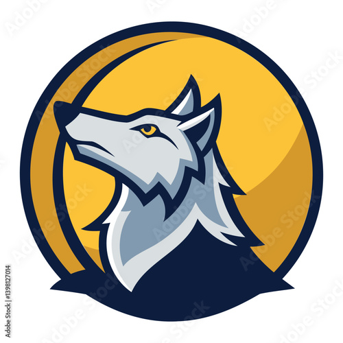 Howling Fox Mascot Logo Design