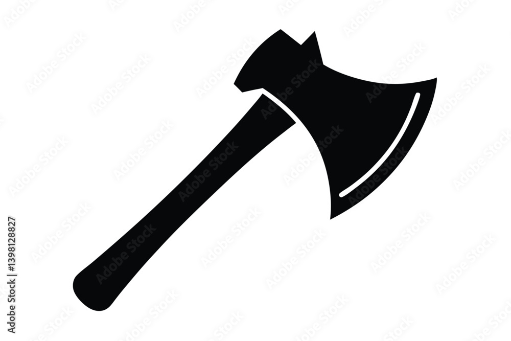 Stone Age Weapon Vector Art in Black and White Stone Age Weapon Vector Art in Black and White
