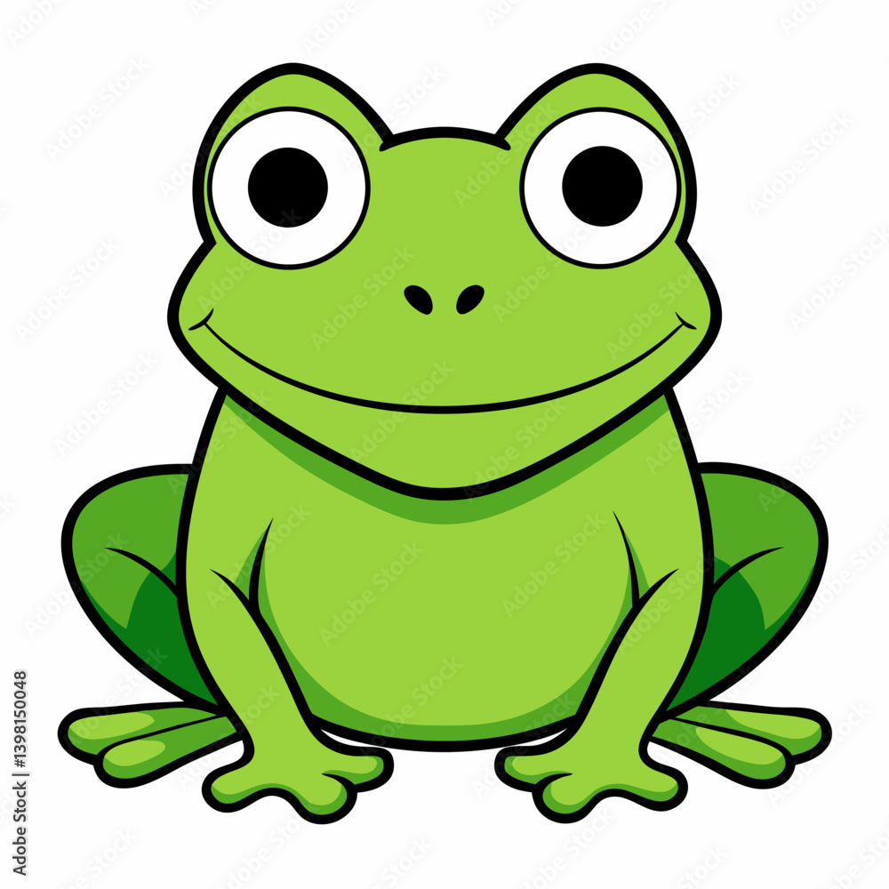 green frog cartoon green frog cartoon