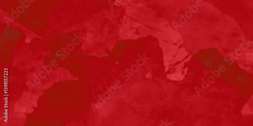 Abstract red paper background with grunge vintage texture. This watercolor design with watercolor texture on white background.