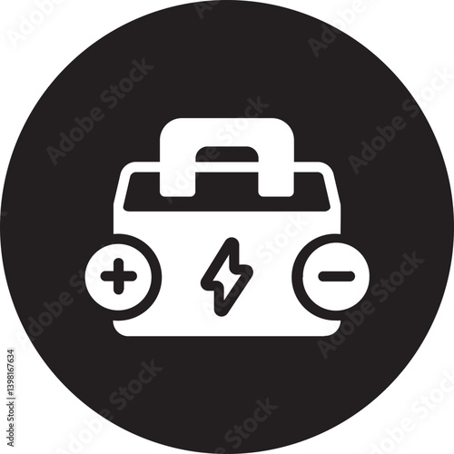 Battery glyph icon