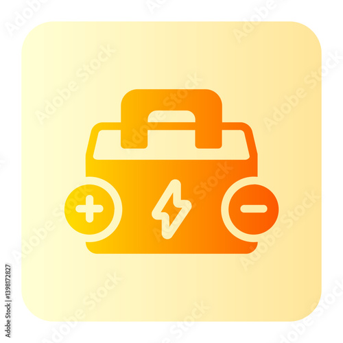 Battery gradient icon