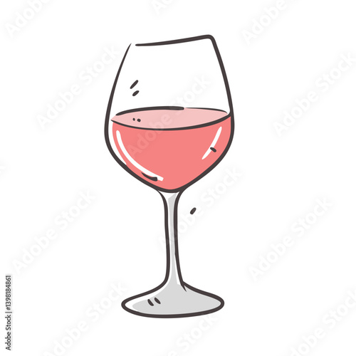 glass of ros icon, glass of ros vector illustration-simple illustration of glass of ros, perfect for glass of ros logos and icons