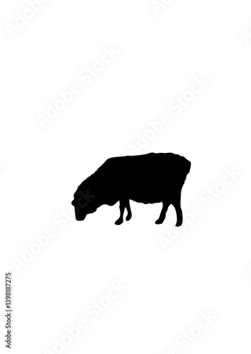 mouton silhouette ombre dessin