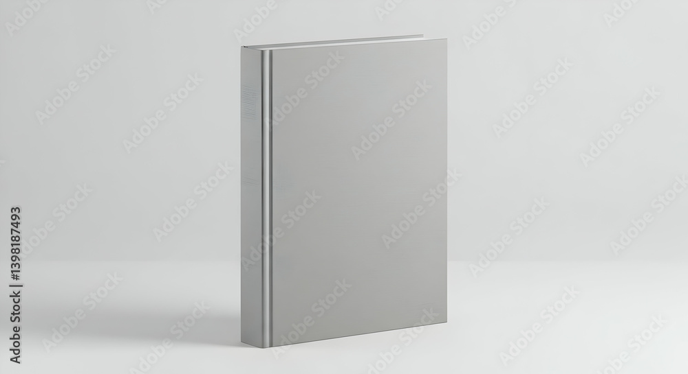 Gray Metal Box Against White Background Gray Metal Box Against White Background