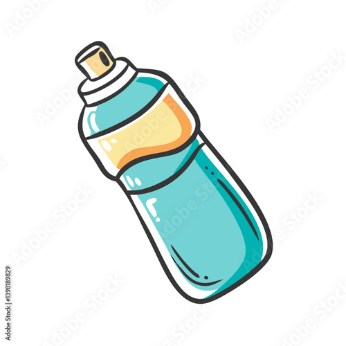 sports drink bottle icon, sports drink bottle vector illustration-simple illustration of sports drink bottle, perfect for sports drink bottle logos and icons