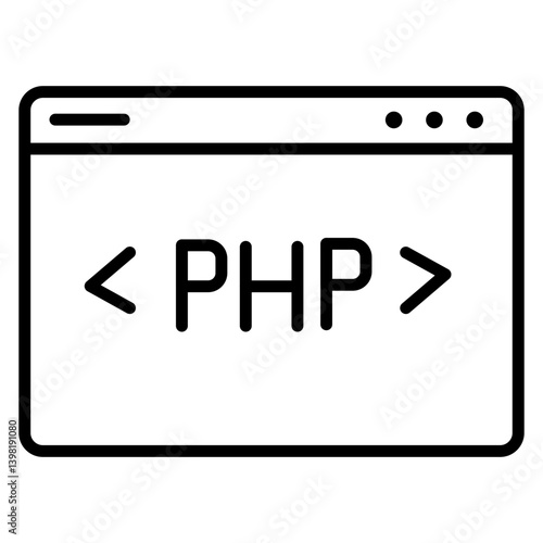 PHP Coding Icon