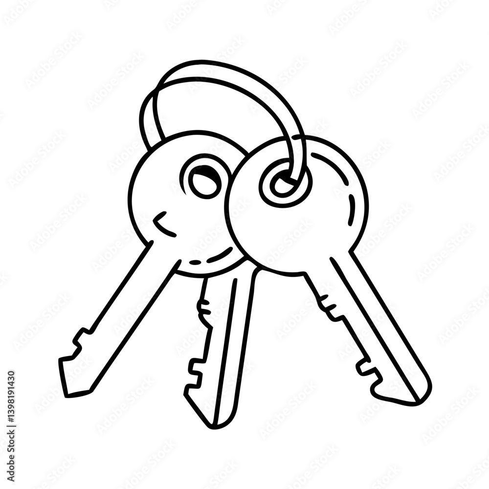 keys icon, keys vector illustration-simple illustration of keys, perfect for keys logos and icons keys icon, keys vector illustration-simple illustration of keys, perfect for keys logos and icons