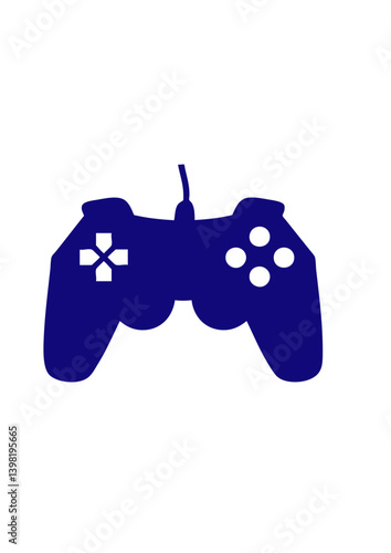 icone manette jeux video gamer joystick