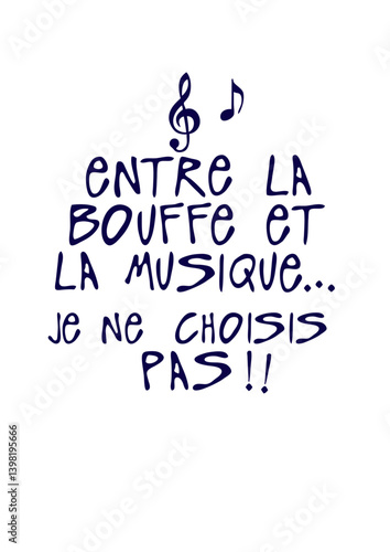 entre bouffe musique choisi pas citation humour