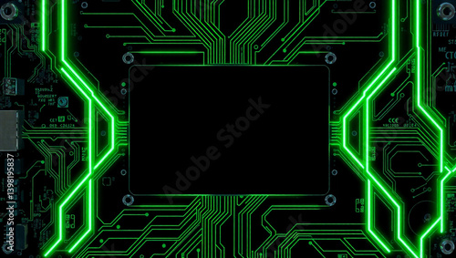 CHIPT MACINE circuit board background