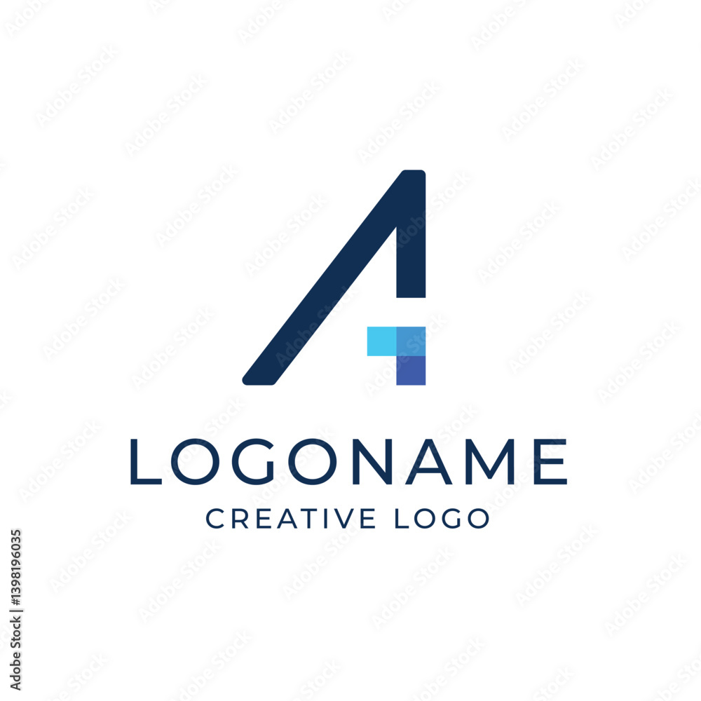 Letter A Digital Logo Creative Vector Design for Tech and Modern Branding-01 Letter A Digital Logo Creative Vector Design for Tech and Modern Branding-01