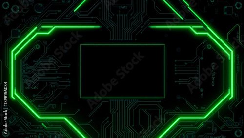 CHIPT MACINE circuit board background