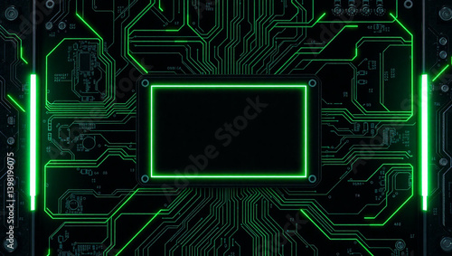 CHIPT MACINE circuit board background