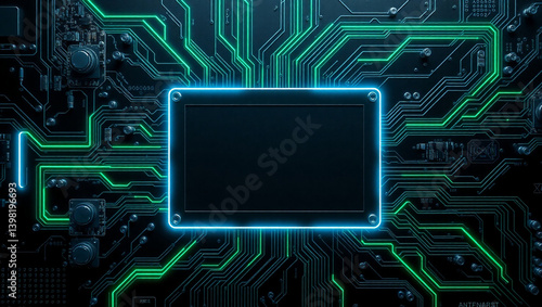CHIPT MACINE circuit board background