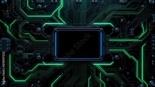 CHIPT MACINE circuit board background