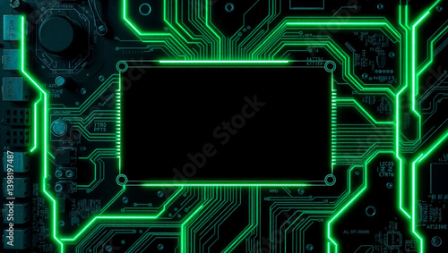 CHIPT MACINE circuit board background