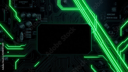 CHIPT MACINE circuit board background