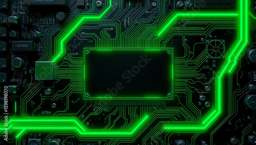 CHIPT MACINE circuit board background