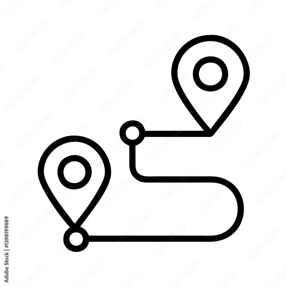 Route map direction destination location gps navigation travel journey path line Route map direction destination location gps navigation travel journey path line