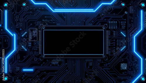 CHIPT MACINE circuit board background