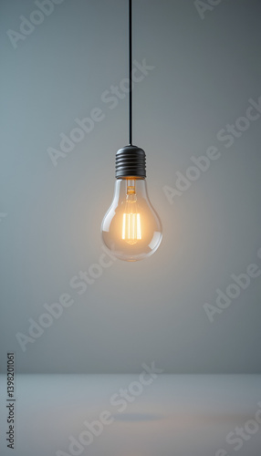 Glowing Light Bulb