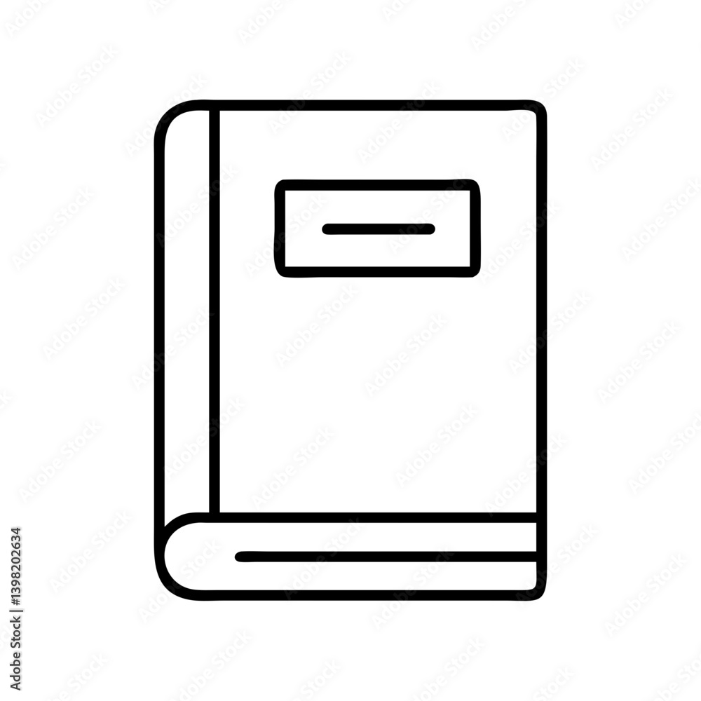 Book icon vector illustration for education, reading, library and knowledge concept Book icon vector illustration for education, reading, library and knowledge concept