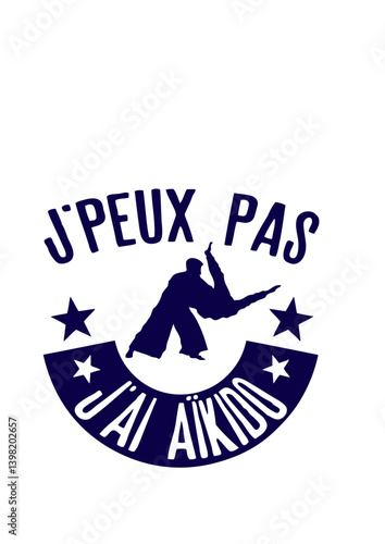 aikido je peux pas citation sport logo