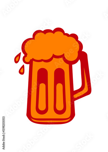Chope de biere verre alcool icone dessin