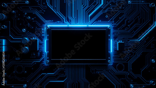 CHIPT MACINE circuit board background