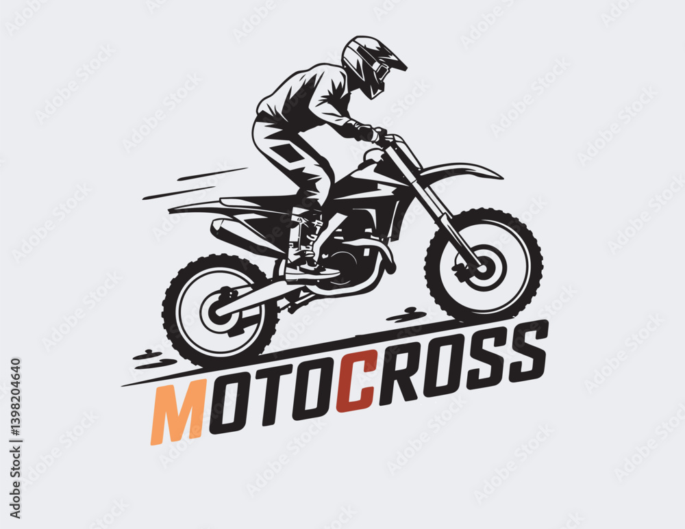 Motocross Rider Logo Design – Dirt Bike Vector Illustration for Racing & Sports Branding Motocross Rider Logo Design – Dirt Bike Vector Illustration for Racing & Sports Branding