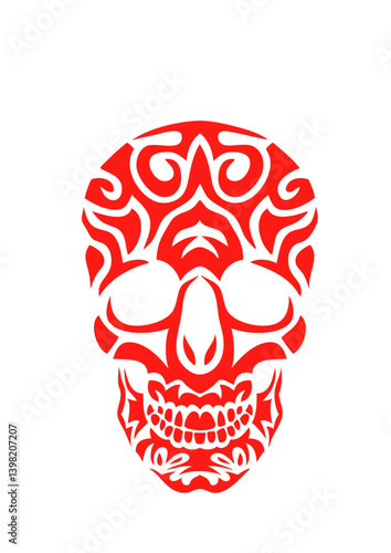 tete de mort tribal