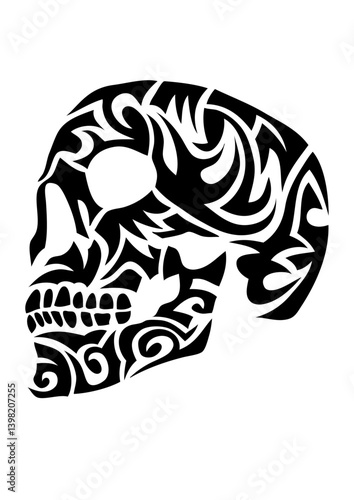 tete de mort tribal